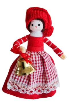 2022 Anne Beate Design - Woman With Christmas Bell