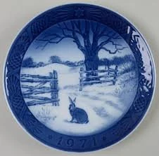 1971 Royal Copenhagen Christmas Plate