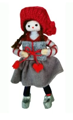 2023 Anne Beate Design - Christmas Gift Girl