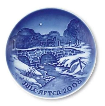 2008 B&G Christmas Plate Series Christmas Plate