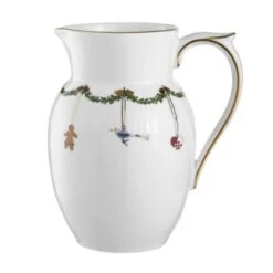 Star Fluted Christmas Jug
