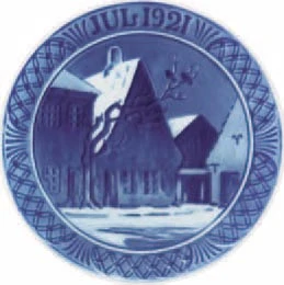 1921 Royal Copenhagen Christmas Plate