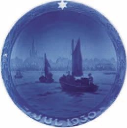 1930 Royal Copenhagen Christmas Plate