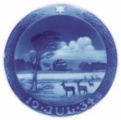 1934 Royal Copenhagen Christmas Plate