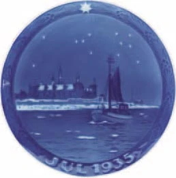 1935 Royal Copenhagen Christmas Plate