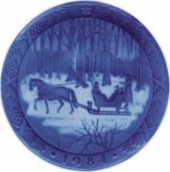 1984 Royal Copenhagen Christmas Plate