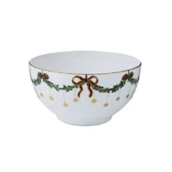 Star Fluted Christmas Bowl